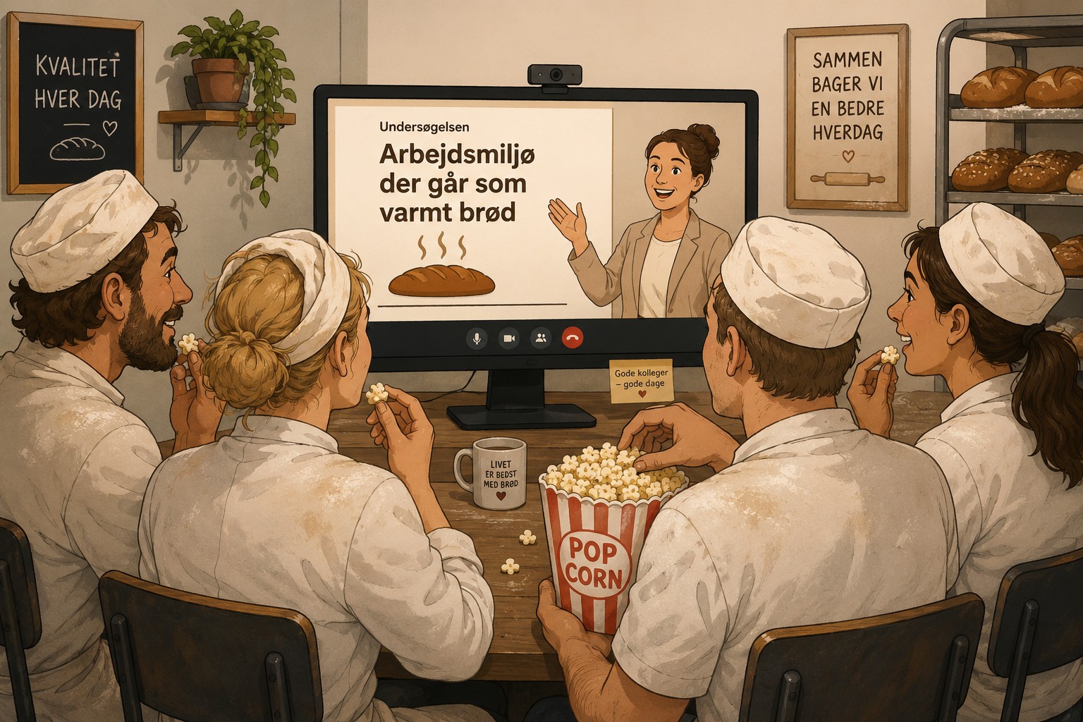 Sådan er temperaturen i bagerbranchen